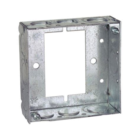 electrical extension boxes metal|4 square electrical box extension.